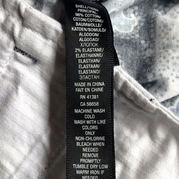 Ralph Lauren Sport RLX Blue White Paisley Print Classic Cotton Shorts - Picture 13 of 13